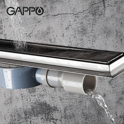 Душевой трап 70*800мм Gappo G88007-4 нержавеющая сталь