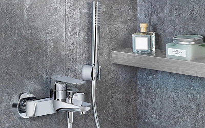 Смеситель для ванны Vitra Axe S A41070EXP латунь