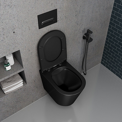 Унитаз подвесной безободковый с микролтфьом D&K Venice DT1026025