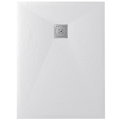 Душевой поддон 110х80 RGW ST-0118W Белый Прямоугольный Ø 90 мм Каменный 16152811-01