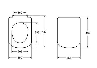 Сиденье Roca Debba 8019D0004 петли нерж