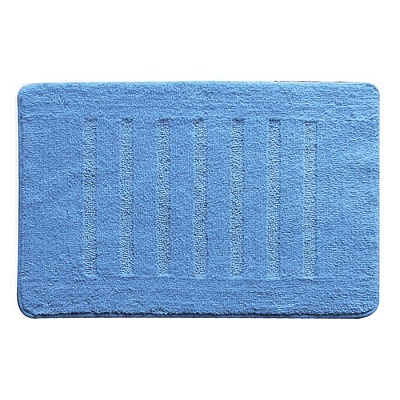 Коврик для ванной комнаты 50*80 см Milardo blue lines MMI182M