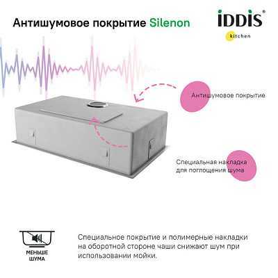 Мойка из нержавеющей стали IDDIS Edifice EDI74S0i77