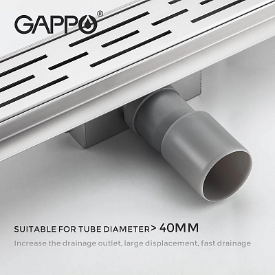 Душевой трап Gappo G86007-1 70*600мм