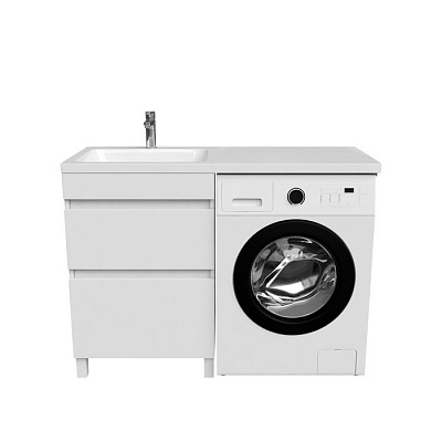 Тумба с умывальником IDDIS Optima Home для стиральной машины левая OPH12LBi95K