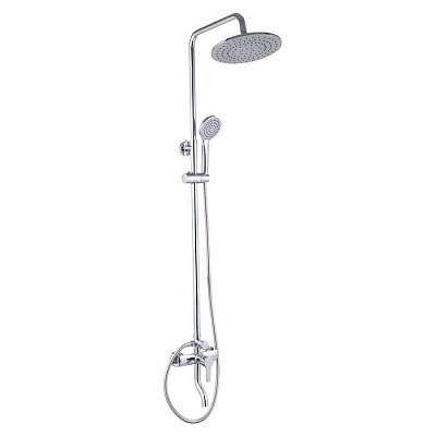 Душевая система с тропическим душем Milardo Stripe STRSB1FM06