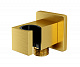 WK Подключение шланга   A184 c настенным держателем д/лейки , PVD-покрытие "матовое  золото"