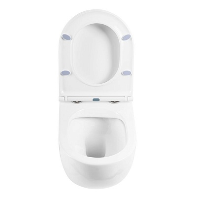 Сиденье быстросъемное дюропласт soft close металлическое крепление Belbagno ONDA BB2031SC