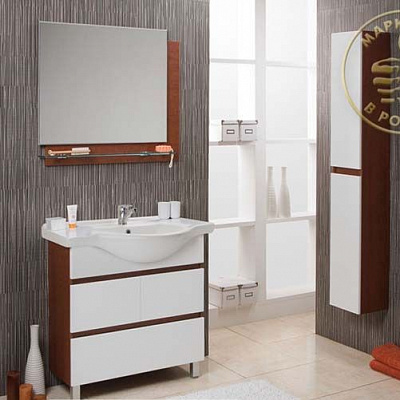 Зеркало с полочкой Aquaton Босфор 85 (1317-2.80) вишня