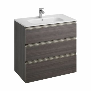 Тумба под раковину Roca The Gap 80 городской дуб 3 ящика A857406402