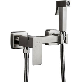 Гигиенический душ со смесителем сатин FRAP F7504-5