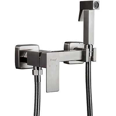 Гигиенический душ со смесителем сатин FRAP F7504-5