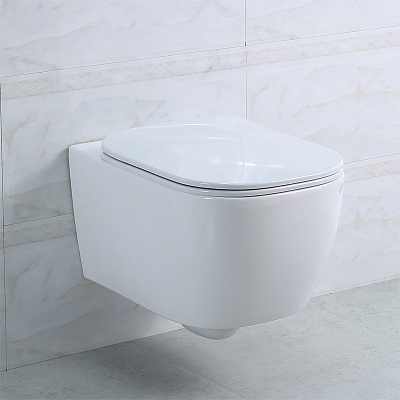 Сиденье быстросъемное дюропласт soft close металлическое крепление Belbagno GENOVA  BB1102SC