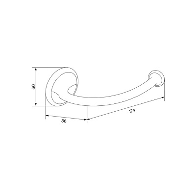 Держатель для туалетной бумаги Iddis Oldie OLDBR00i43