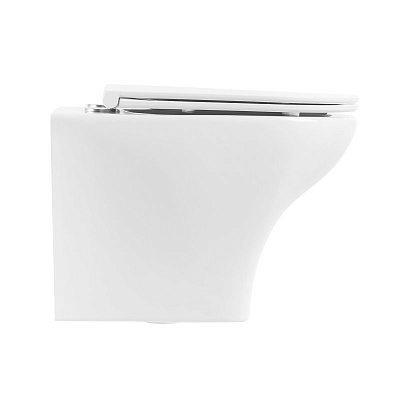 Унитаз подвесной безободковый с креплением Belbagno KRAFT BB064CHR