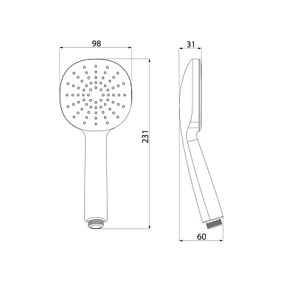 Лейка для душа Iddis Optima Home OPH1FB9i18
