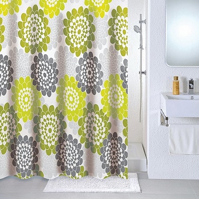 Штора для ванной комнаты 180*180 см Milardo Flower lane 532V180M11