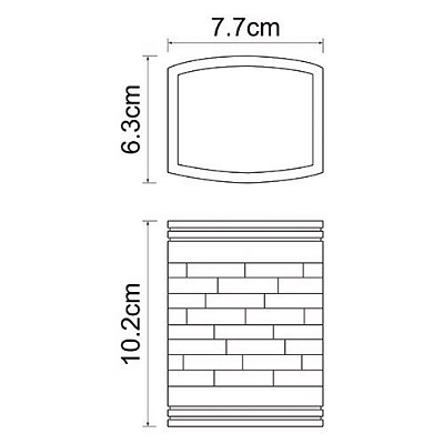 Стакан для зубных щеток WasserKRAFT Main K-4728