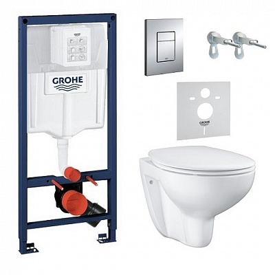 Комплект инсталляции с унитазом Grohe Solido 39586000(5в1)