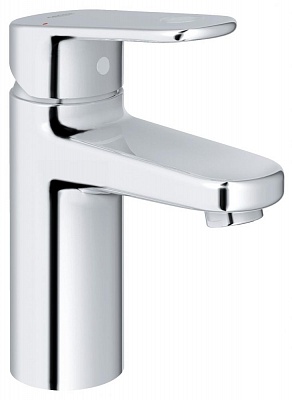 Смеситель для умывальника GROHE EUROPLUS II 33163002 гладкий корпус