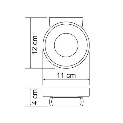 Мыльница стеклянная WasserKRAFT Berkel K-6829