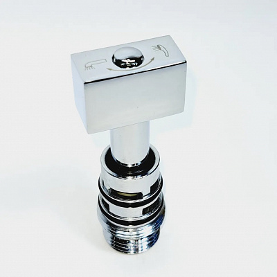 Переключатель для душа B396 для 1501, 1502L, 1061, 1061white поворотный хром WasserKraft  B396