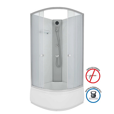 Душевая кабина Niagara Eco E90/40/MT (90х90х215)