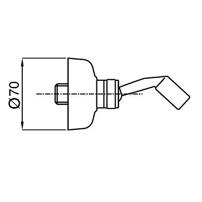 Настенный держатель Migliore Ricambi  ML.RIC-31.742.Br
