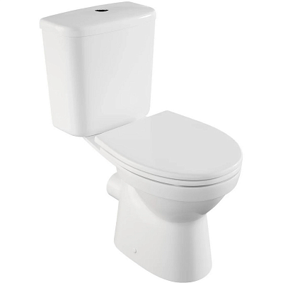Напольный унитаз компакт Vitra Norm Fit с микролифтом 9844B099-7205