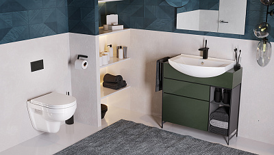 Унитаз подвесной безободковый Sanita Luxe Best (сиденье дюропласт, микролифт) BSTSLWH0104