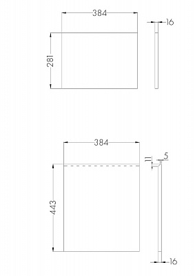 Фасад Aquaton Лондри 40 к-т Дуб Кантри 1A274901LHDY0