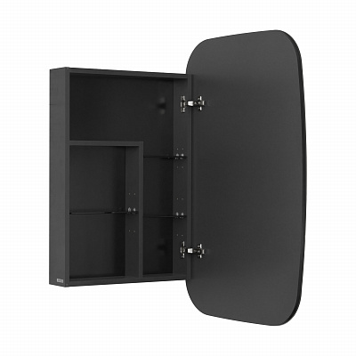 Зеркальный шкаф Aquaton Сохо 60 графит правый 1A258302AJA0R