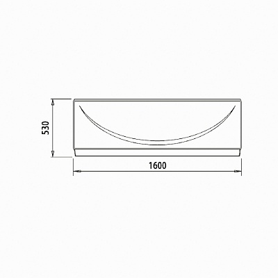 Панель фронтальная Iddis Bath 002160Ui93