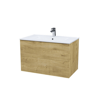 Тумба с умывальником подвесная Iddis Bild 80 см BIL80V0i95K