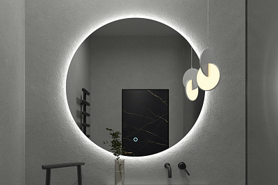 Зеркало круглое Сола 60 с LED подсветкой Onika 206086