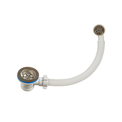 Выпуск с переливом для керамогранитной мойки 1 1/2 ORIO А-5004-1