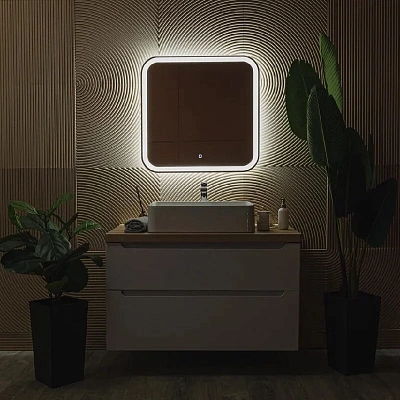 Зеркало с подсветкой 700х685 Silver Mirrors Стив - Л/Stiv - Lite LED-00002575