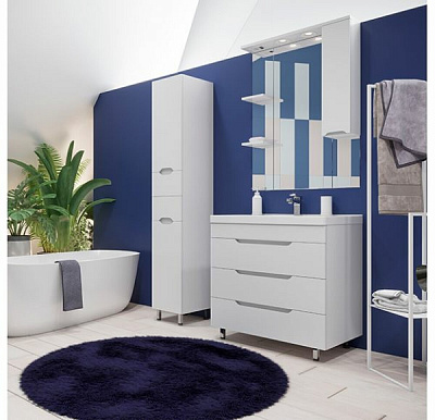 Тумба напольная MIRSANT Soho Quadro 60 без раковины в комплекте (под рак.264491)