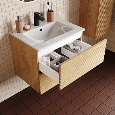 Тумба с умывальником подвесная Iddis Bild 60 см BIL60V0i95K