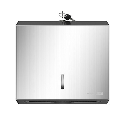 Диспенсер для бумажных полотенец WasserKRAFT K-10091 нержавеющая сталь никель (матовое)