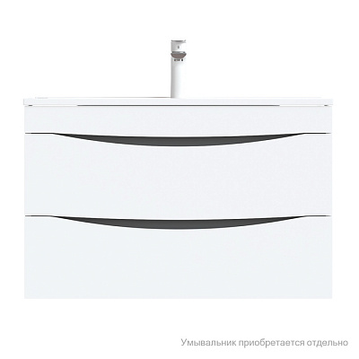 Тумба подвесная Iddis Cloud CLO80W0i95 80 см, белая. Подходит умывальник: 0138000i28