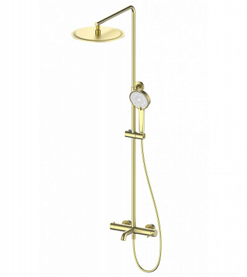 Душевая система Wonzon & Woghand STICK, Брашированное золото WW-88739017-BG