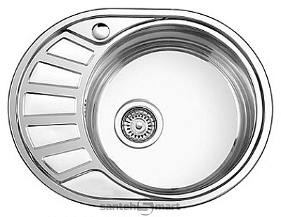 Мойка Ledeme L65745-R 570*450 декор правая