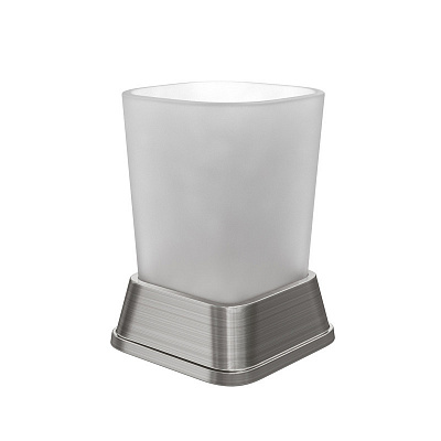Стакан для зубных щеток WasserKRAFT Amper Nickel K-5428N