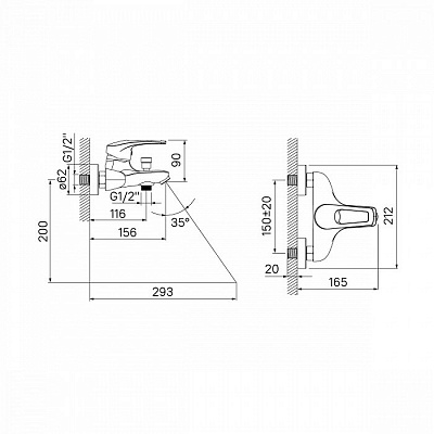 Смеситель для ванной IDDIS Carlow Plus CRPSB00i02