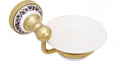 Мыльница керамика Fixsen Bogema Gold FX-78508G