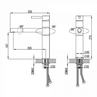 Смеситель для кухни Iddis Strit STRSBS0I05