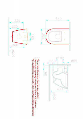 Vitra Sanibelle унитаз подвес.безобод. SmoothFlush 7551B003-0075