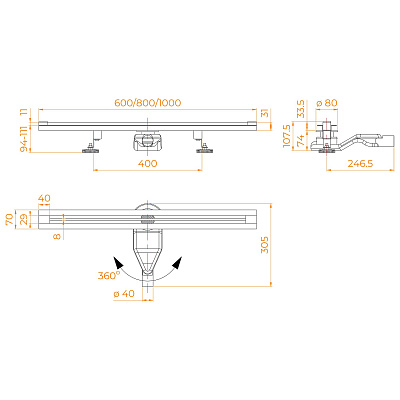Душевой трап RGW SDR-50