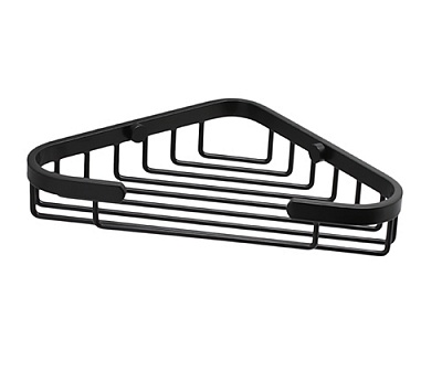 Полка металлическая угловая WasserKRAFT K-733BLACK
